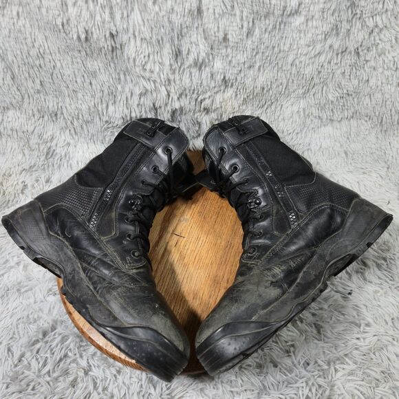 5.11 Tactical Atac Men 13 Black Leather Waterproof Military Combat Side Zip Boot - Picture 3 of 8